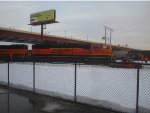 BNSF 261 in the Snow